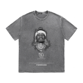 RDMCLOTHINGART tapestry hoodie ALLEN HEAVY WEIGHT COTTON TEE-9300