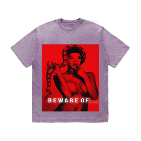 RDMCLOTHINGART tapestry hoodie BEWARE OF HEAVY WEIGHT COTTON TEE-9031