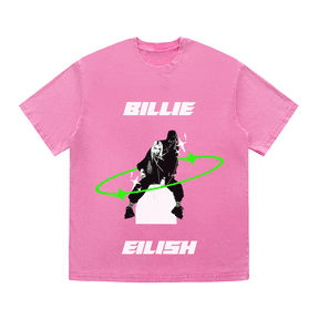 RDMCLOTHINGART tapestry hoodie BILLIE EILISH HEAVY WEIGHT COTTON TEE-8873