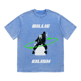 RDMCLOTHINGART tapestry hoodie BILLIE EILISH HEAVY WEIGHT COTTON TEE-8873