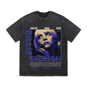 RDMCLOTHINGART tapestry hoodie BILLIE EILLISH HEAVY WEIGHT COTTON TEE-8991