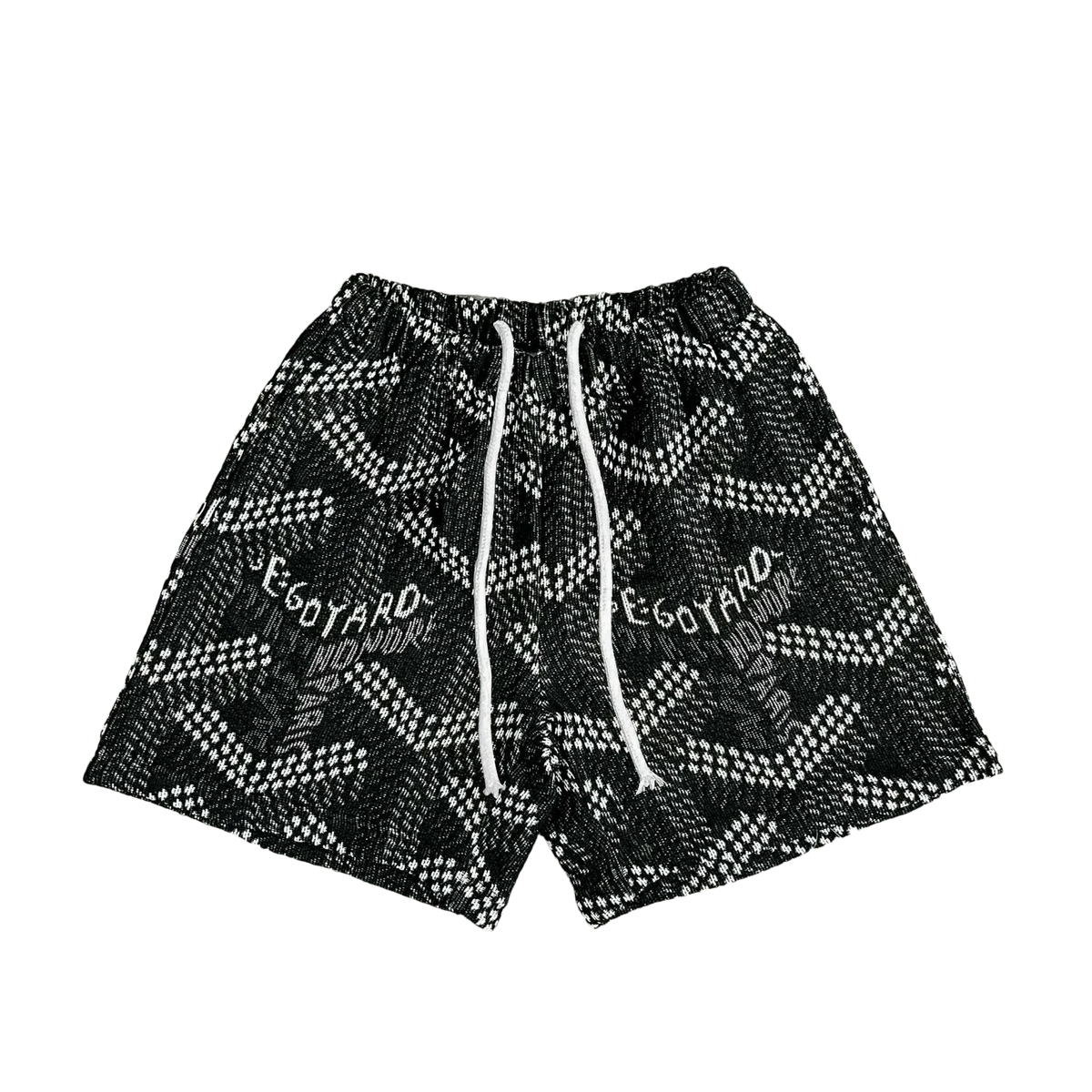BLACK GY TAPESTRY SHORTS