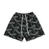 BLACK GY TAPESTRY SHORTS