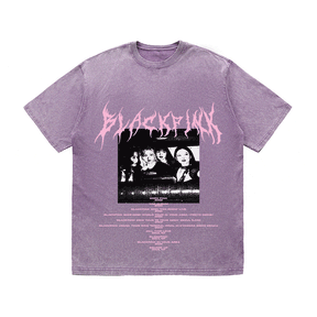 RDMCLOTHINGART tapestry hoodie BLACKPINK HEAVY WEIGHT COTTON TEE-8898