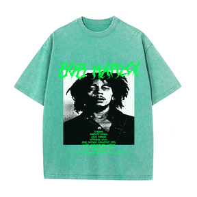 RDMCLOTHINGART tapestry hoodie BOB MARLEY HEAVY WEIGHT COTTON TEE-8924