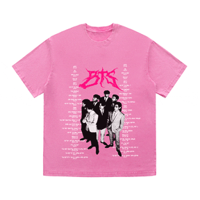 RDMCLOTHINGART tapestry hoodie BTS HEAVY WEIGHT COTTON TEE-8899