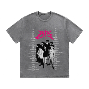 RDMCLOTHINGART tapestry hoodie BTS HEAVY WEIGHT COTTON TEE-8899