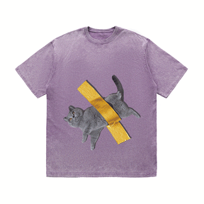 RDMCLOTHINGART tapestry hoodie CAT 3 HEAVY WEIGHT COTTON TEE-9303