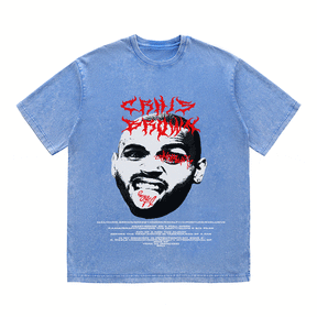 RDMCLOTHINGART tapestry hoodie CHRIS BROWN HEAVY WEIGHT COTTON TEE-8926