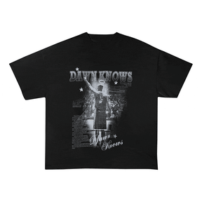 RDMCLOTHINGART tapestry hoodie DAWNKNOWS 2 HEAVY WEIGHT COTTON TEE-9308