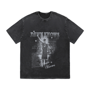 RDMCLOTHINGART tapestry hoodie DAWNKNOWS 2 HEAVY WEIGHT COTTON TEE-9308