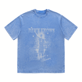 RDMCLOTHINGART tapestry hoodie DAWNKNOWS 2 HEAVY WEIGHT COTTON TEE-9308