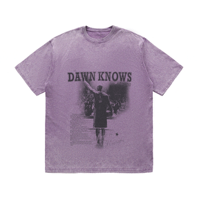 RDMCLOTHINGART tapestry hoodie DAWNKNOWS HEAVY WEIGHT COTTON TEE-9309