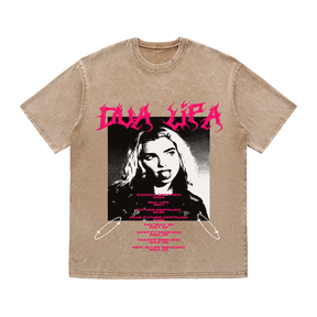 RDMCLOTHINGART tapestry hoodie DUA LIPA HEAVY WEIGHT COTTON TEE-8900