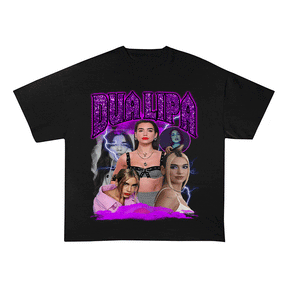 RDMCLOTHINGART tapestry hoodie DUA LIPA HEAVY WEIGHT COTTON TEE-9122