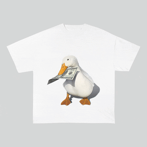 RDMCLOTHINGART tapestry hoodie DUCK HEAVY WEIGHT COTTON TEE-9311