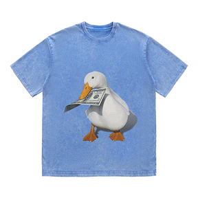 RDMCLOTHINGART tapestry hoodie DUCK HEAVY WEIGHT COTTON TEE-9311