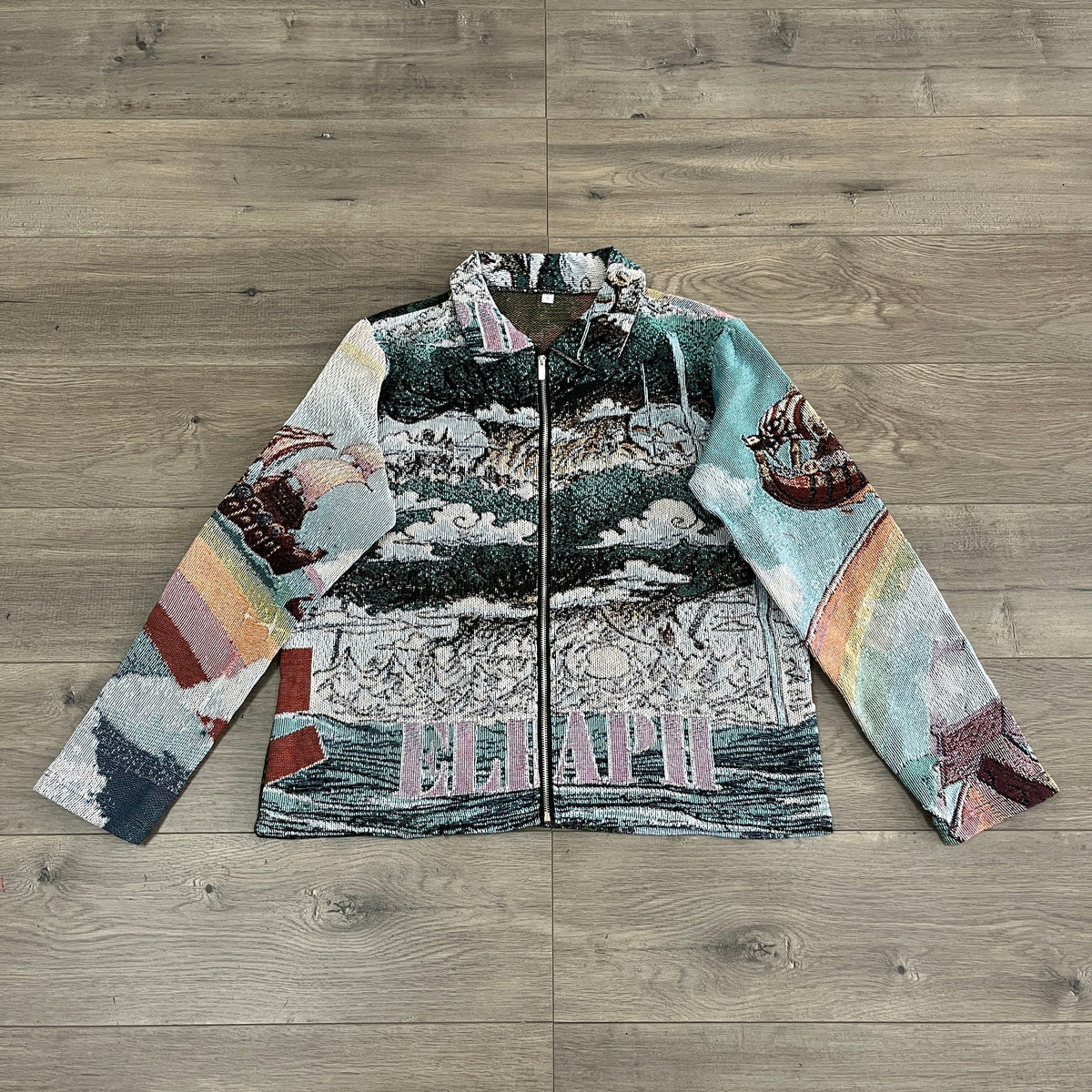 RDMCLOTHINGART tapestry hoodie ELBAPH TAPESTRY JACKET