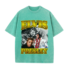 RDMCLOTHINGART tapestry hoodie ELVIS HEAVY WEIGHT COTTON TEE-9124