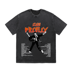 RDMCLOTHINGART tapestry hoodie ELVIS PRESLEY HEAVY WEIGHT COTTON TEE-8901