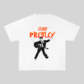 RDMCLOTHINGART tapestry hoodie ELVIS PRESLEY HEAVY WEIGHT COTTON TEE-8901
