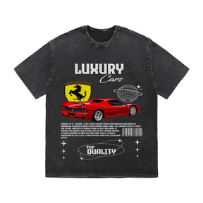 RDMCLOTHINGART tapestry hoodie FERRARI HEAVY WEIGHT COTTON TEE-9094