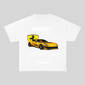 RDMCLOTHINGART tapestry hoodie FERRARI HEAVY WEIGHT COTTON TEE-9095