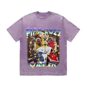 RDMCLOTHINGART tapestry hoodie FIFA 2022 HEAVY WEIGHT COTTON TEE-9156