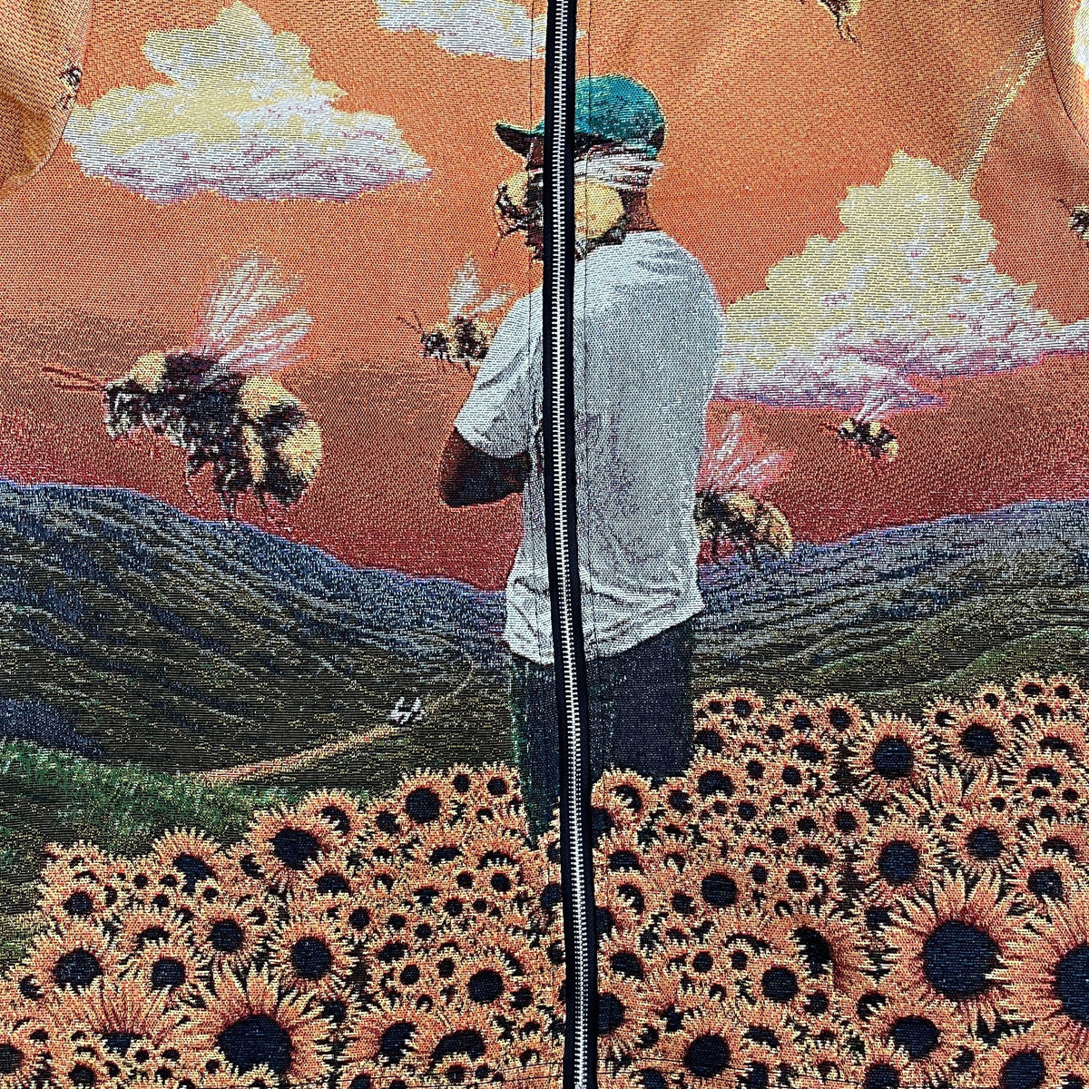 RDMCLOTHINGART tapestry hoodie FLOWER BOY TAPESTRY JACKET