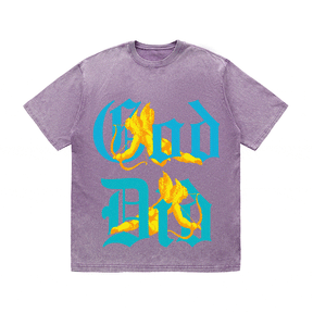 RDMCLOTHINGART tapestry hoodie GOD DID HEAVY WEIGHT COTTON TEE-9040