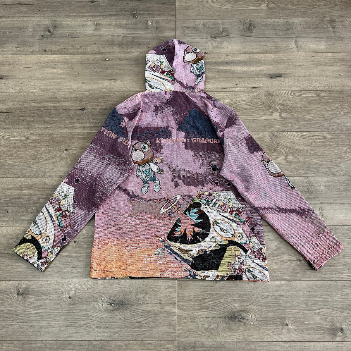 RDMCLOTHINGART tapestry hoodie GRADUATION TAPESTRY HOODIE