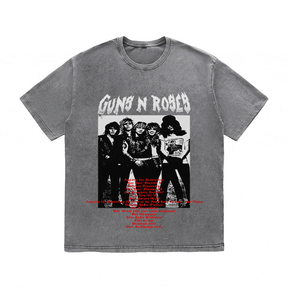 RDMCLOTHINGART tapestry hoodie GUNS N ROSES HEAVY WEIGHT COTTON TEE-8904