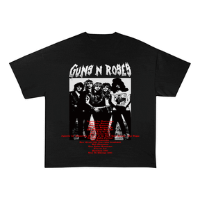 RDMCLOTHINGART tapestry hoodie GUNS N ROSES HEAVY WEIGHT COTTON TEE-8904