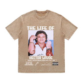 RDMCLOTHINGART tapestry hoodie HECTOR LAVOE HEAVY WEIGHT COTTON TEE-8820