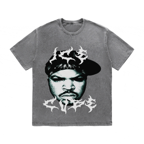 RDMCLOTHINGART tapestry hoodie ICE CUBE HEAVY WEIGHT COTTON TEE-8879