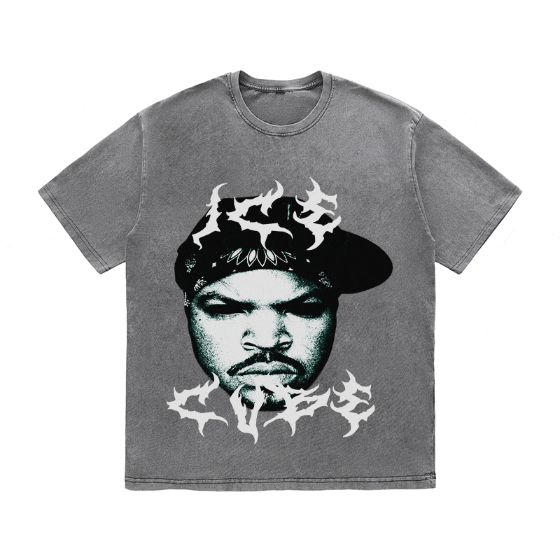 RDMCLOTHINGART tapestry hoodie ICE CUBE HEAVY WEIGHT COTTON TEE-8879