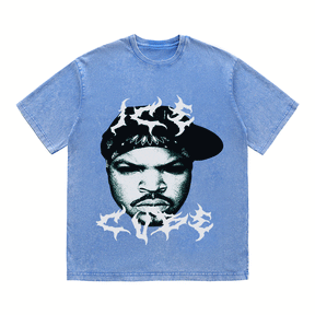 RDMCLOTHINGART tapestry hoodie ICE CUBE HEAVY WEIGHT COTTON TEE-8879