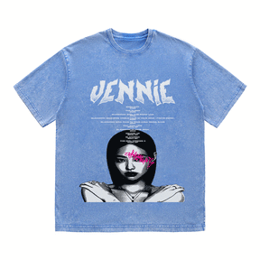 RDMCLOTHINGART tapestry hoodie JENNIE HEAVY WEIGHT COTTON TEE-8906