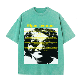 RDMCLOTHINGART tapestry hoodie JHON LENNON HEAVY WEIGHT COTTON TEE-8935