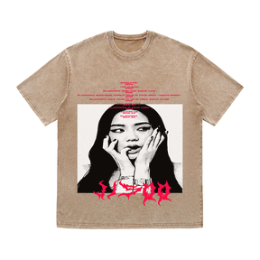 RDMCLOTHINGART tapestry hoodie JISOO HEAVY WEIGHT COTTON TEE-8907