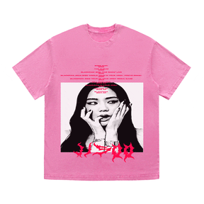 RDMCLOTHINGART tapestry hoodie JISOO HEAVY WEIGHT COTTON TEE-8907