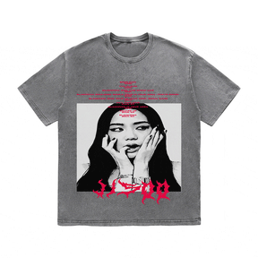 RDMCLOTHINGART tapestry hoodie JISOO HEAVY WEIGHT COTTON TEE-8907