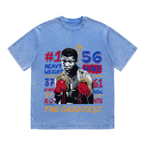 RDMCLOTHINGART tapestry hoodie JOE FRAZIER HEAVY WEIGHT COTTON TEE-9042
