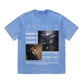 RDMCLOTHINGART tapestry hoodie JUNIOR HEAVY WEIGHT COTTON TEE-9001