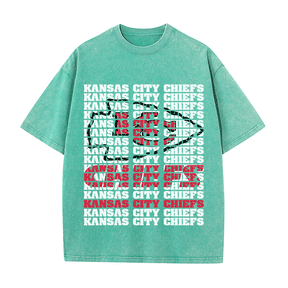 RDMCLOTHINGART tapestry hoodie KANSAS CITY CHIEFS2 HEAVY WEIGHT COTTON TEE-9187