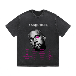 RDMCLOTHINGART tapestry hoodie KANYE WEST HEAVY WEIGHT COTTON TEE-8881