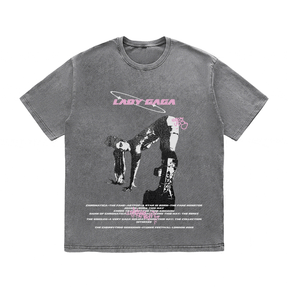 RDMCLOTHINGART tapestry hoodie LADY GAGA HEAVY WEIGHT COTTON TEE-8936