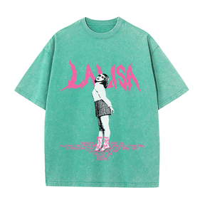 RDMCLOTHINGART tapestry hoodie LALISA HEAVY WEIGHT COTTON TEE-8912