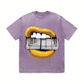 RDMCLOTHINGART tapestry hoodie LIPS HEAVY WEIGHT COTTON TEE-9043