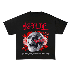 RDMCLOTHINGART tapestry hoodie LOVE HEAVY WEIGHT COTTON TEE-9044
